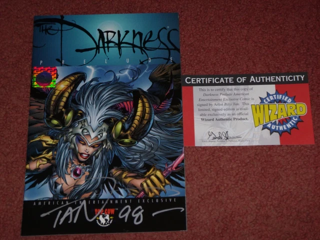 THE DARKNESS Prelude Special #1 - Am. Ent. Excl, Signed by Billy Tan, with CoA