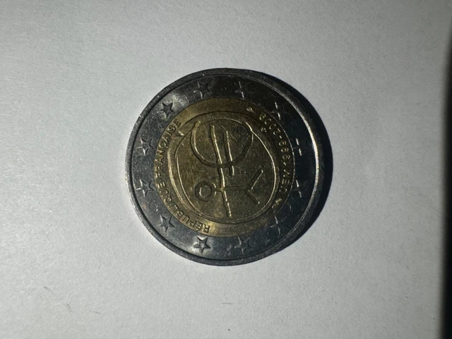 PIÈCE DE 2 euros RARE, Bonhomme UEM 1999-2009 française EUR 200,00