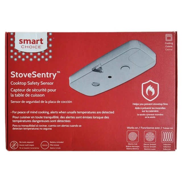 SMART CHOICE STOVESENTRY Cooktop Safety Sensor Smart Stovetop Fire