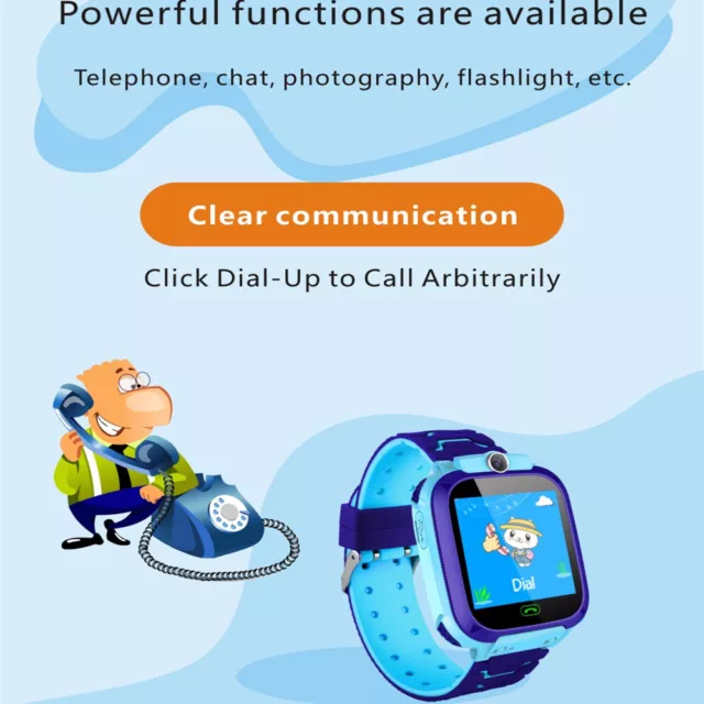 montre intelligente enfants téléphone appel localisation Tracker Smartwatch SIM 2