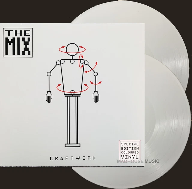 KRAFTWERK LP X 2 WHITE VINYL The Mix 180g SEALED Remastered GERMAN