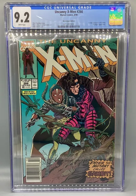 1990 Marvel Comics - The Uncanny X-Men #266 CGC 9.2