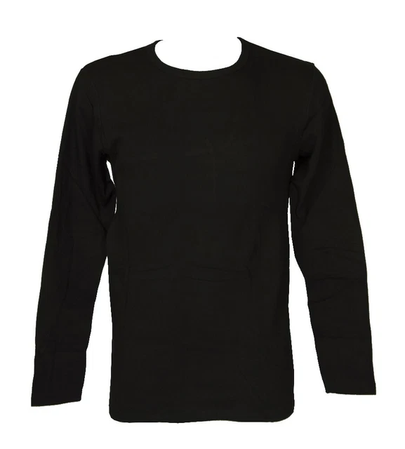 TSHIRT SOUSVÊTEMENTS CHEMISE pour homme hiver coton interlock bio manches long EUR 30,99