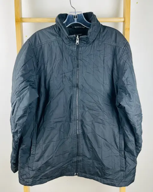 The North Face Mens Windbreaker Jacket Black Size Large