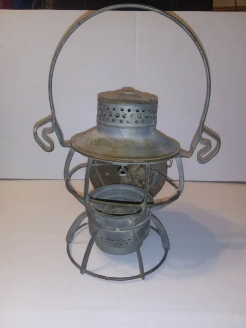 Antique Electric Railroad Train Lantern Lamp Dressel Arlington N.j. 