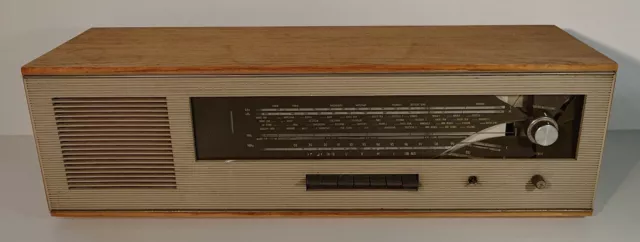 antiguo receptor de radio Tucana 5520 RFT VEB estrella radio Sonneberg