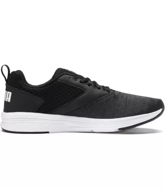 PUMA UNISEX S NRGY Comet Running Shoes Trainers Grey Mark Black UK
