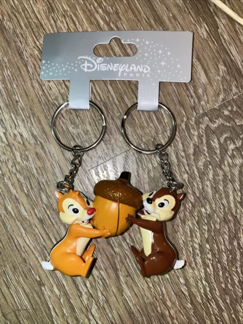 Porte Clé PC Tic et Tac Duo DISNEYLAND PARIS  Keychain Chip and Dale DISNEY 2