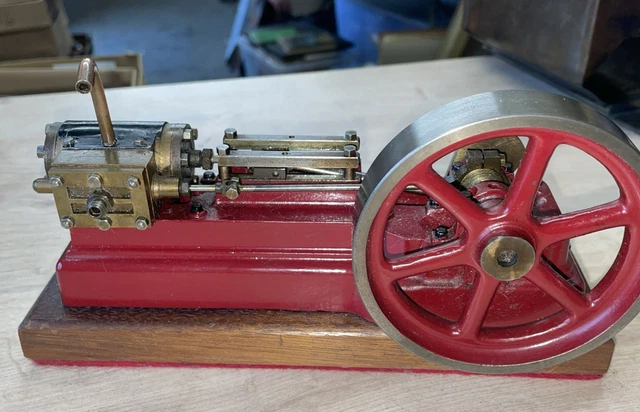 Stuart Engine Horizontal VINTAGE LIVE STEAM Stuart Horizontal Model Steam Engine £208.70 ...
