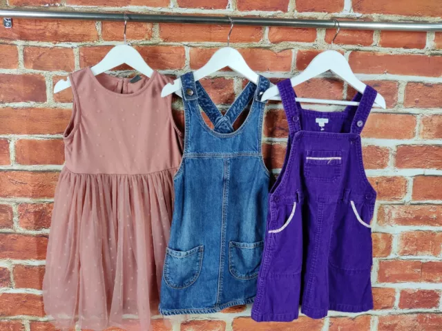 Girls Bundle Age 4-5 Years Next Jojo Maman Bebe Dress Set Pinafore Party 110Cm