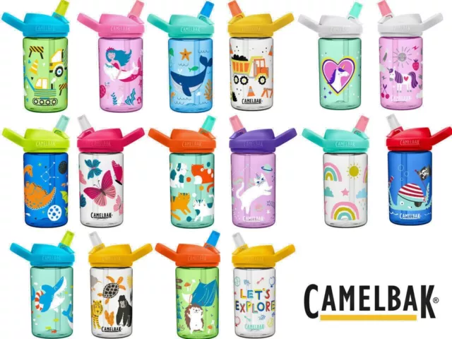 NEW Camelbak Eddy + Kids .4L Water Bottle ALL COLOURS & DESIGNS plus