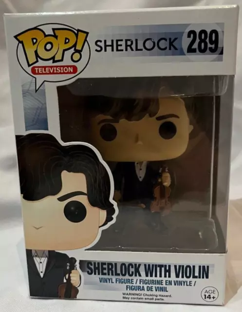 Sherlock mit Violine Funko Pop Vinyl Figur Fernseher #289