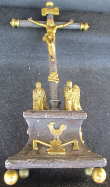 Christ, Crucifix, Corpus Christi, Restauration, Xviii Xix Siecle, Bronze