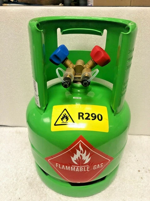 Refrigerant Recovery Tank, R290, Propane, DOT Approved R290, 7 lbs. Capacity New