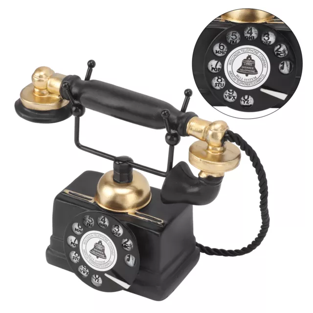 Decorative Telephone Model Attractive Vintage Large Multifunctional