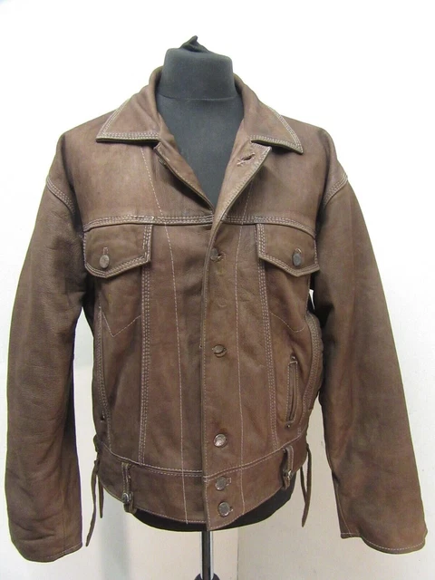 AKASO VINTAGE LEATHER jacket £100.00 - PicClick UK