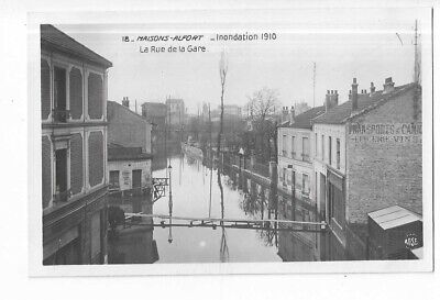 94 Houses Alfort Flood 1910 La Rue De La Gare
