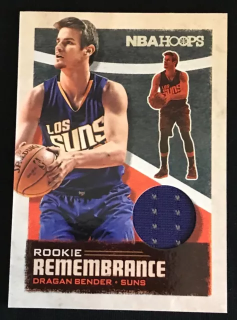 2019-20 Dragan Bender Panini Nba Hoops Rookie Remembrance Patch Phoenix Suns
