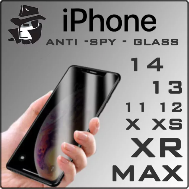 Wholesale Privacy Anti-Spy Full Cover Tempered Glass Screen Protector for  iPhone 11 Pro Max (6.5in) / XS Max (Privacy)