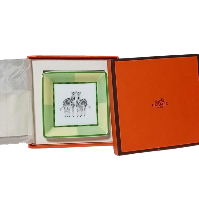 HERMES AFRICA スクエア　プレート HERMES エルメス アフリカカップ&ソーサー スクエアプレート