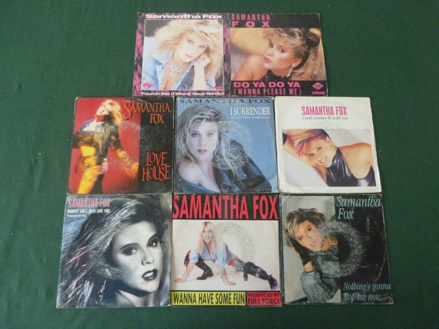 Lot De 8 45T Samantha Fox