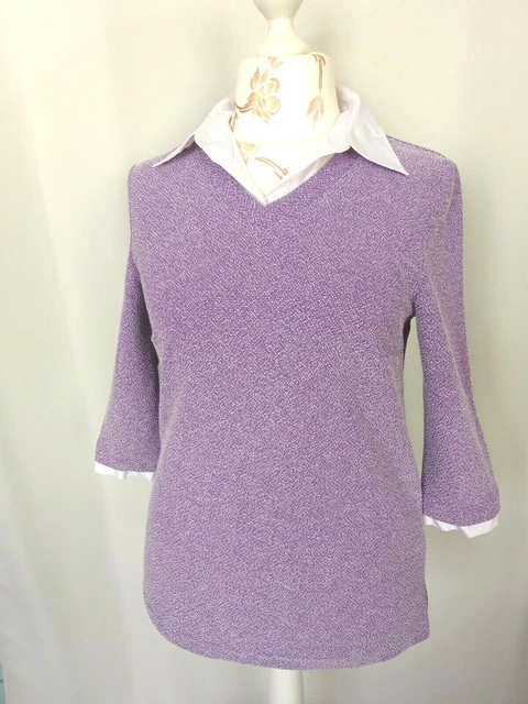 Pull tunique chemisier Femme Vintage comme neuf Taille L FR44 US12 UK16 EUR42