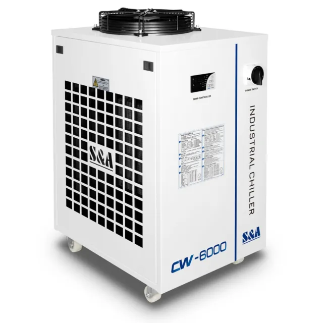 USA S&A 14L CW-6000DN Industrial Water Chiller for 100W Solid-state Laser