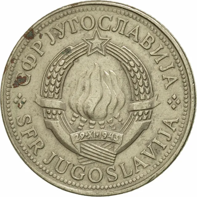 [#523613] Jugoslawien, 10 Dinara, 1978, S+, Copper-nickel, KM:62