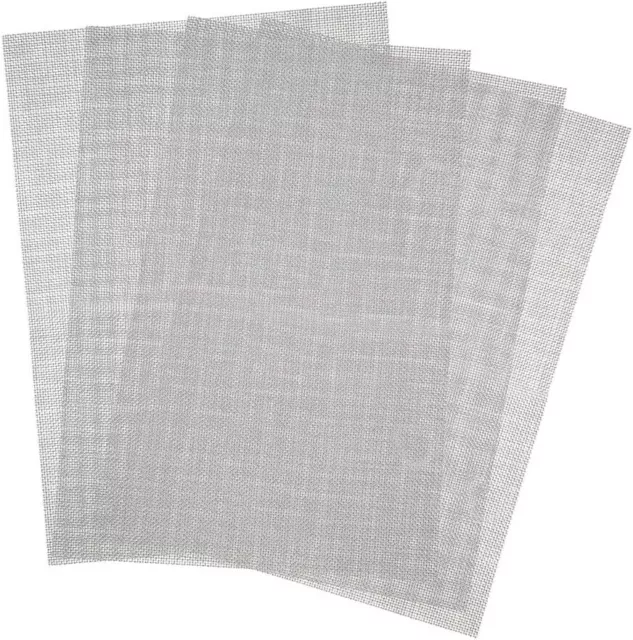 4 Pcs Stainless Steel Woven Wire Mesh Panels Metal Insect Mesh Sheet Pest Contr