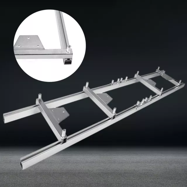 14"-36" 9ft Log Chainsaw Mill Planking and Aluminum Rail Milling Guide System US