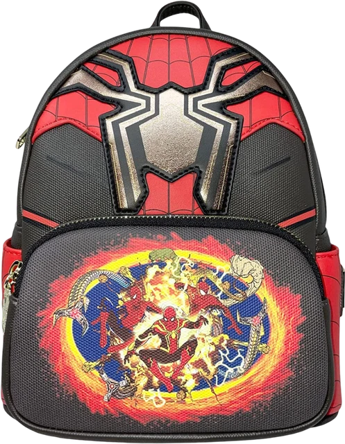 Loungefly Marvel Spider-Man Mini Zaino Classico In Pelle Sintetica Multicolore - Zaino Ufficiale Per Donna E Ragazza, Accessorio Originale Da Collezione - 3
