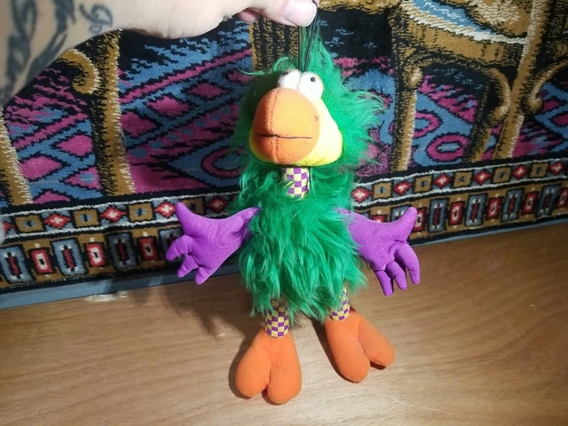 Rare 9" Gund Chatterbirds Stuffed Plush Bird Soft Toy HTF no noise