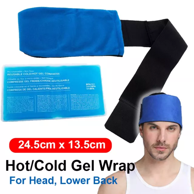 Reusable Microwaveable Hot and Cold Gel Wrap Packs Therapy Relief Heat AU STOCK