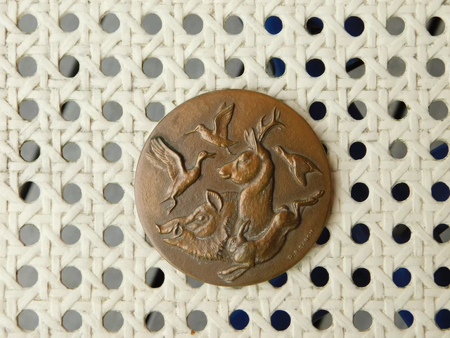 Médaille Office National De La Chasse 1981 – Bronze – Par Baron – Française