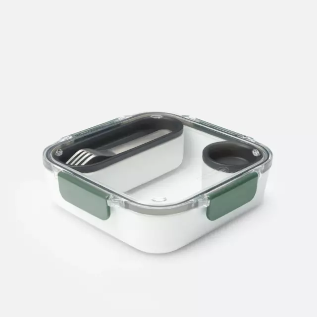 Lunch Box with Stainless Steel Fork - Leak-Proof (1000 ml) by Black + Blum