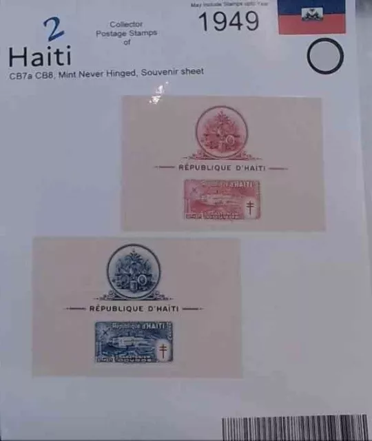 Haiti Postal Postage Stamp Stamps Rare Mint Used Bulk 1800 1900 2000