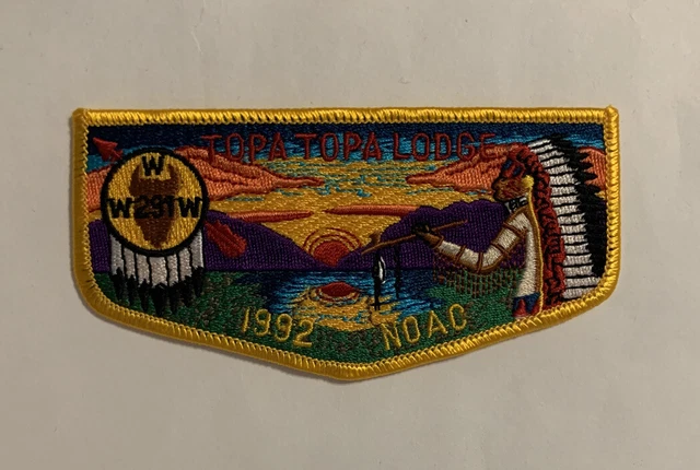 OA Topa Topa Lodge 291 1992 NOAC Flap Mint