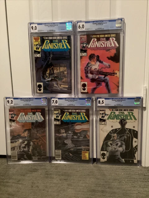 Punisher Limited series 1-5 CGC Complete Set