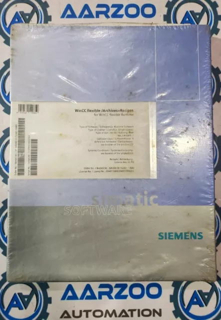 Siemens 6AV6618-7GD01-1AB0 New WINCC FLEXIBLE/ARCHIVES+RECIPES