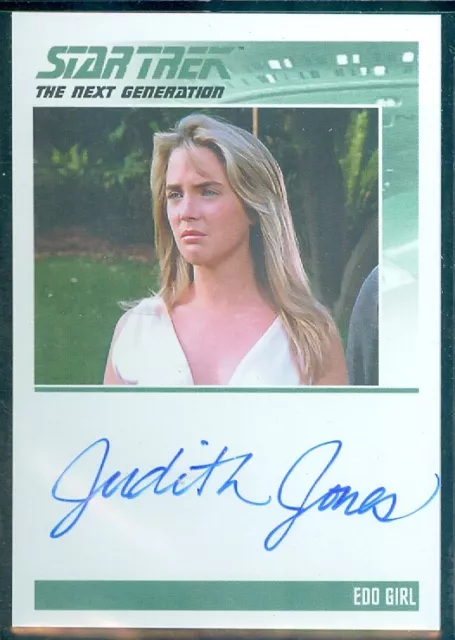 Women of Star Trek Art & Images Judith Jones as Edo Girl Autograph Card