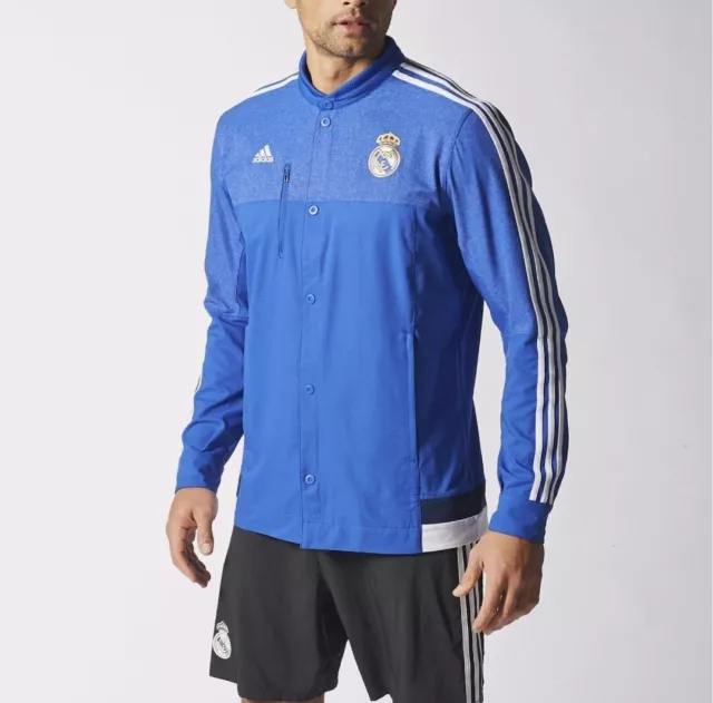 Adidas Real Madrid Anthem Training Jacket Boys SizeXL Age 16/17 New FreeShipping