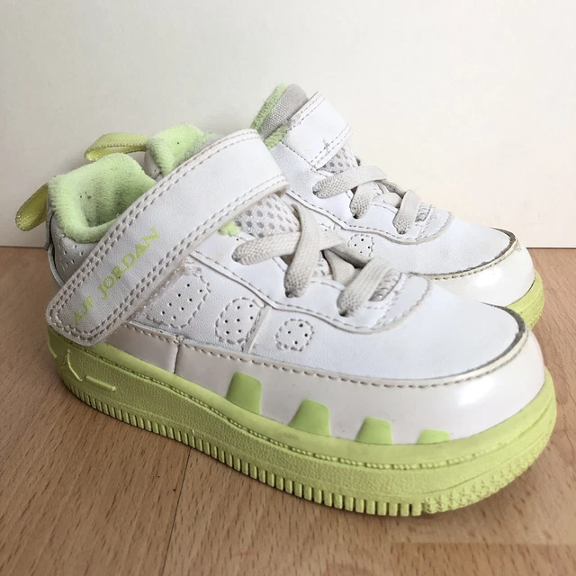 Nike Air Jordan Fusion 9 GT Toddler Baby Size 6C White Liquid Lime Low AJF 9