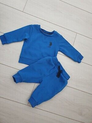 Ralph Lauren Baby Boy tracksuit joggers hoodie blue 6months...