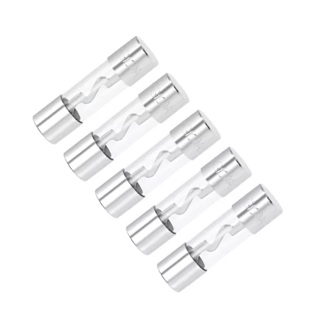 Fusibles cartouche 100A DC12V 10x38mm Soufflage Voiture Amplifier Verre 5Pcs