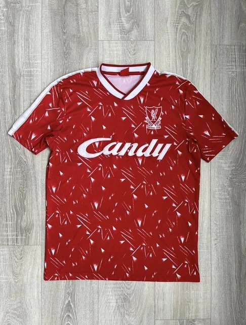 Liverpool FC Candy Trikot Saison 1990/91 Merchandise Trikot Größe L