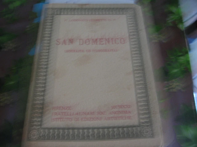 SAN DOMENICO, BIOGRAFIA E Iconografia - 1921 Ed Flli Alinari (C2) EUR 9 ...