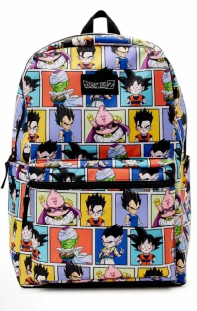 Dragon Ball Z Unisex Print 17" Laptop Backpack, Multi-color Unisex Favorite