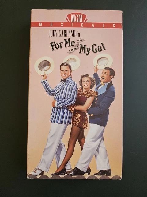 Des Kelly FOR ME AND My Gal (VHS, 1995) MGM Musical, Judy Garland Gene Kelly ...
