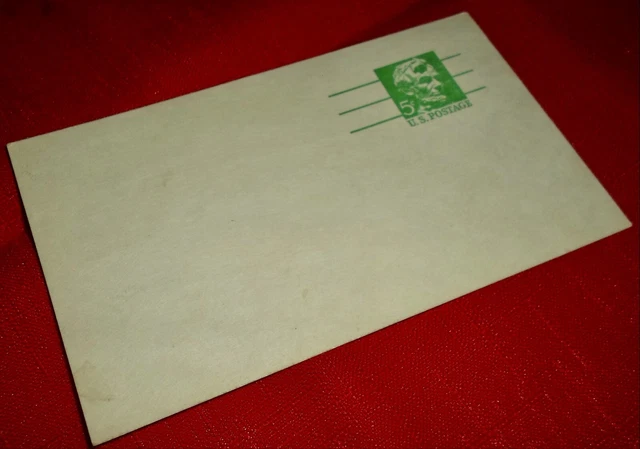 Vintage 5 Cent Lincoln Head Postcard, Unused
