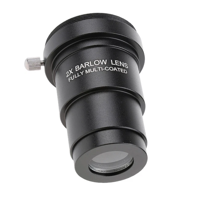 Lot De 3 Lentilles Barlow 1.25'' POFET - Pour Télescope Astronomique - Grossissement 3x